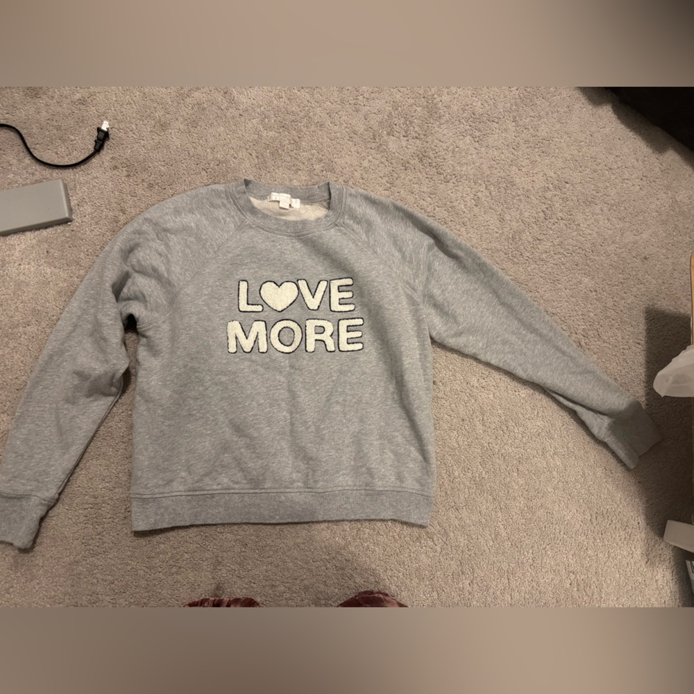 Spiritual Gangster Love More Bridget Raglan Heather Grey - Small